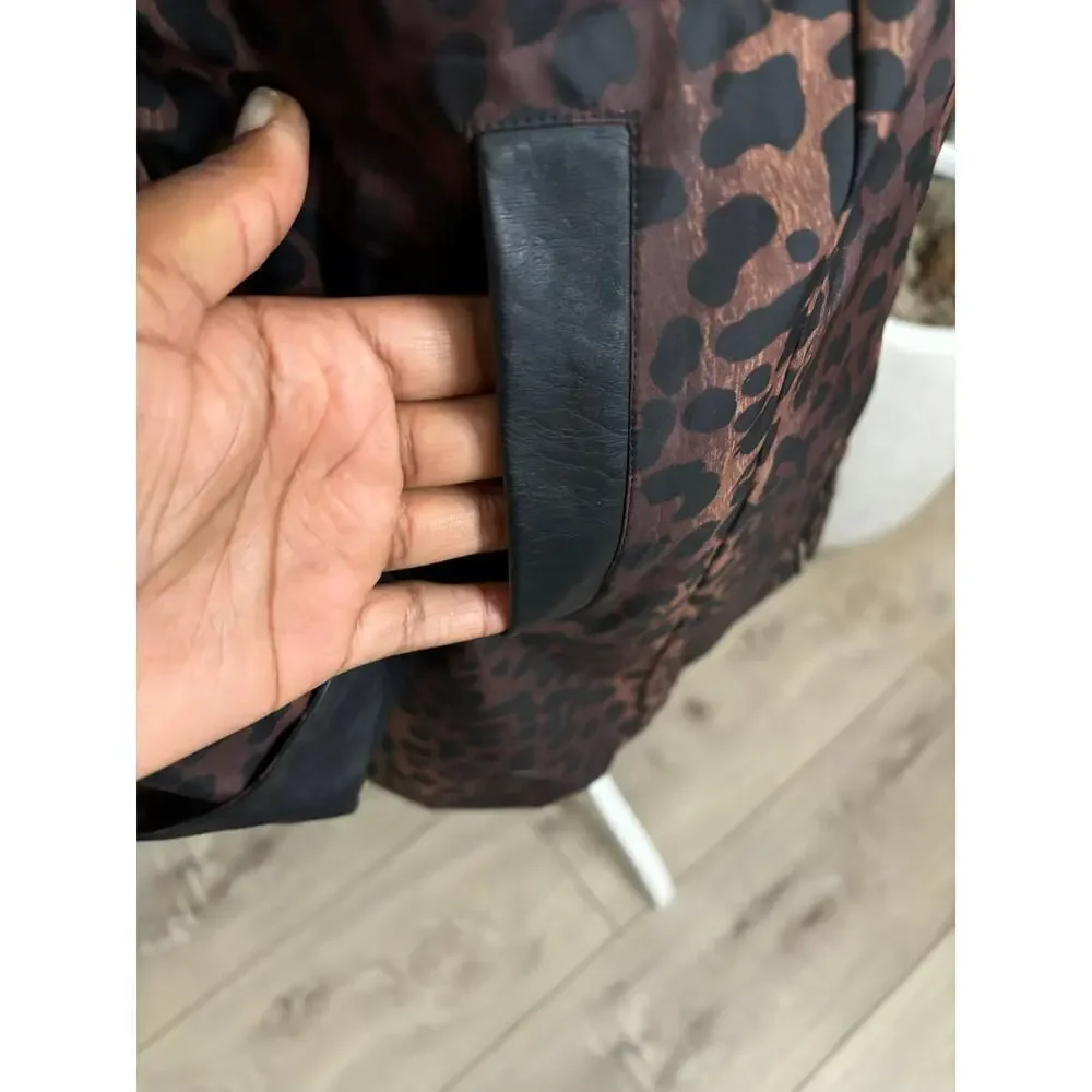 Leopard Print Rain Coat by Dennis Basso - Picture 5 of 10